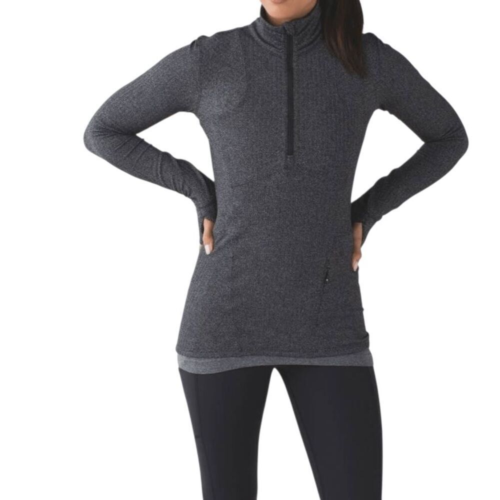 LULULEMON ATHLETICA Kanto Catch Me 1/2 Zip Jacket Size 6